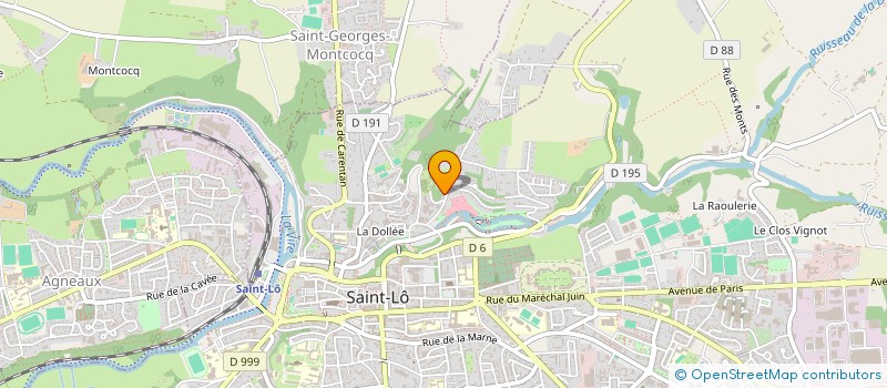 localisation de l'entreprise HURRY UP  SAINT-LO