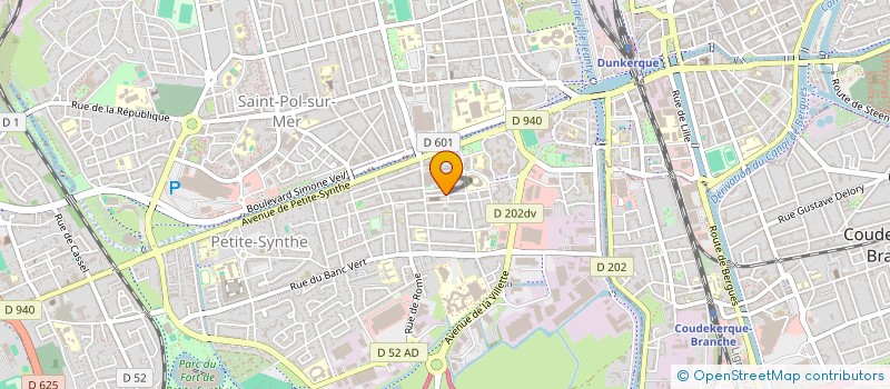 localisation de l'entreprise HURSEAUX ET CIE à DUNKERQUE