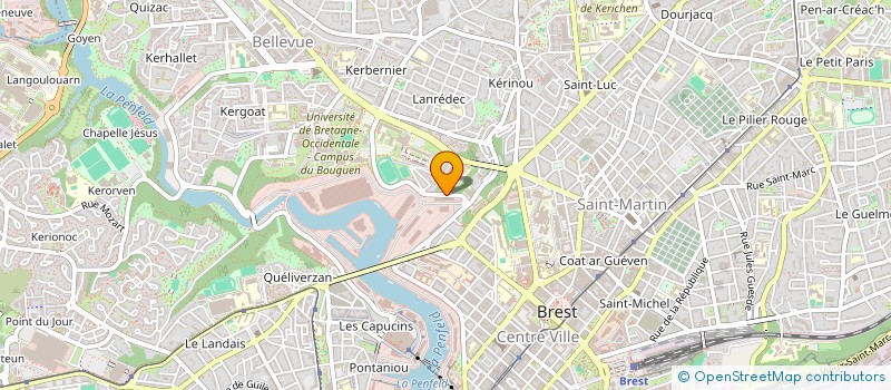localisation de l'entreprise HURSON INDIVISION à BREST