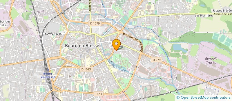 localisation de l'entreprise HURSSARD à BOURG-EN-BRESSE