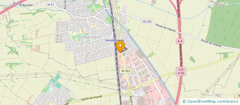 localisation de l'entreprise HURST ET BAUDOUX SA à VENDENHEIM