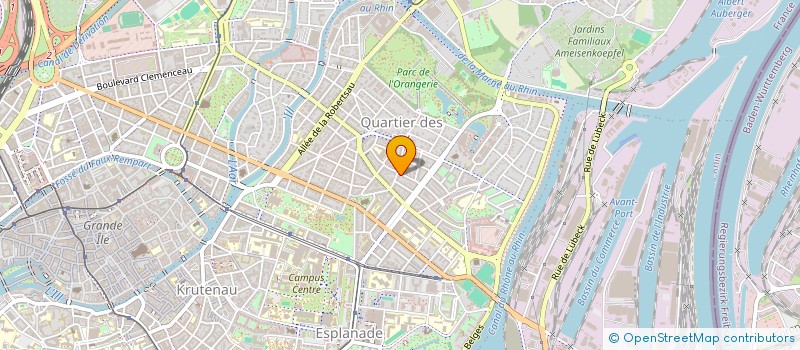 localisation de l'entreprise HURST ET MISS à STRASBOURG