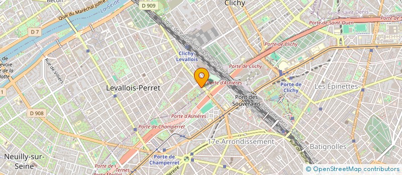 localisation de l'entreprise HURTADO RENOVATION  LEVALLOIS-PERRET