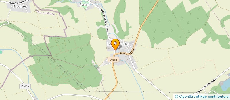 localisation de l'entreprise HURTE FOUGERE à LA SAULSOTTE