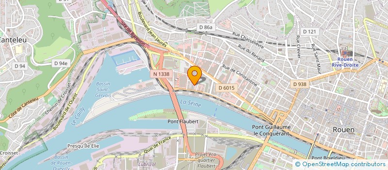localisation de l'entreprise HURTEBIZE & CIE  ROUEN