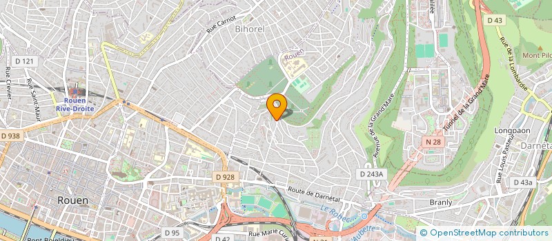 localisation de l'entreprise HURTEBOIS  ROUEN