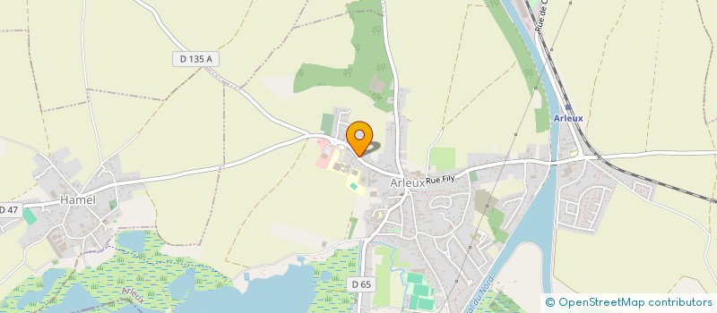 localisation de l'entreprise HURTEVENT L.C. à ARLEUX