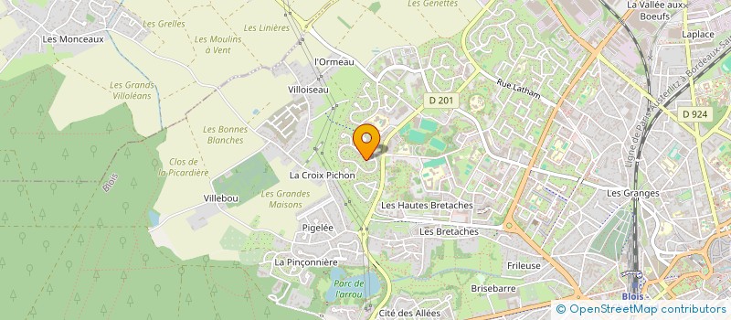 localisation de l'entreprise HURYCRAFT  BLOIS
