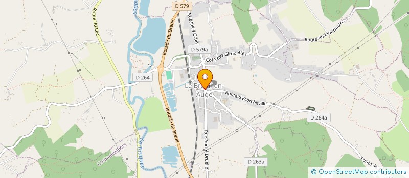 localisation de l'entreprise HUS 14  LE BREUIL-EN-AUGE