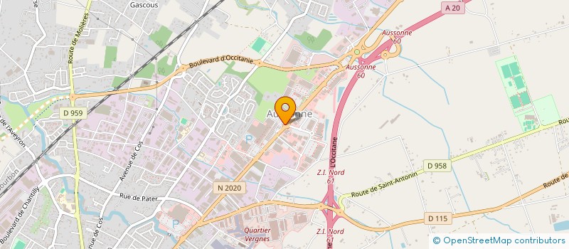 localisation de l'entreprise HUSANA  MONTAUBAN