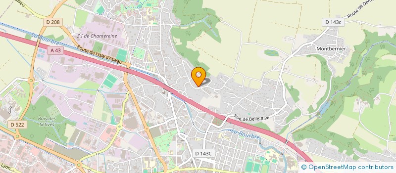 localisation de l'entreprise HUSAR III à BOURGOIN-JALLIEU
