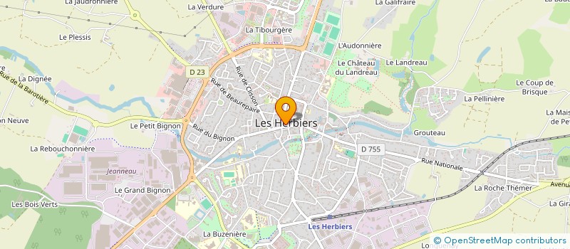 localisation de l'entreprise HUSBA à LES HERBIERS
