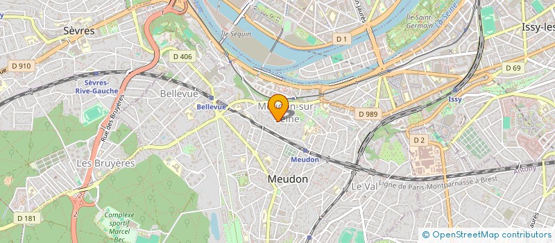 localisation de l'entreprise HUSCHING SAS à MEUDON