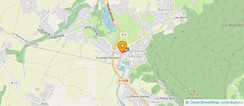 localisation de l'entreprise HUSFAT  LA BALME-DE-SILLINGY