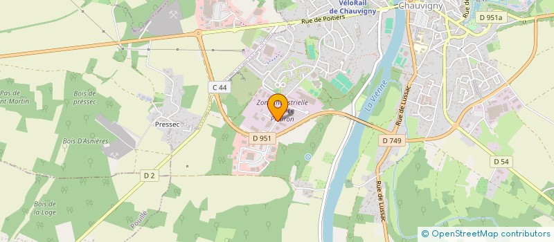 localisation de l'entreprise HUSIC à CHAUVIGNY