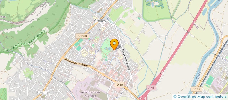 localisation de l'entreprise HUSKARL  CROLLES