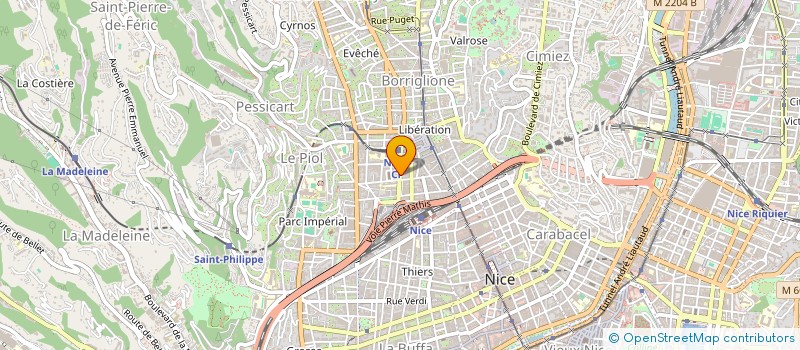 localisation de l'entreprise HUSKIC BIEHLER à NICE