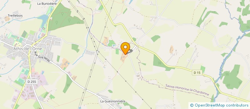 localisation de l'entreprise HUSNOT à ATHIS-VAL DE ROUVRE