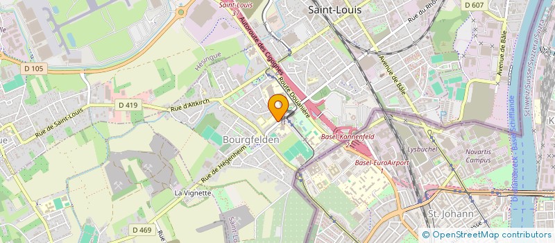 localisation de l'entreprise HUSO-62  SAINT-LOUIS