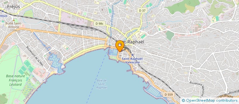 localisation de l'entreprise HUSSA à SAINT-RAPHAEL