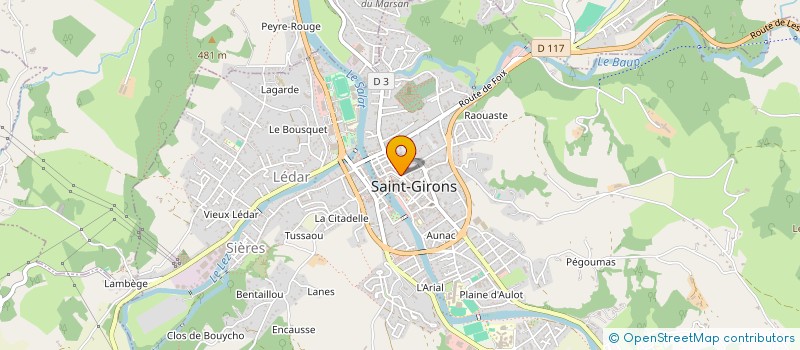 localisation de l'entreprise HUSSAIN-FARIDA à SAINT-GIRONS