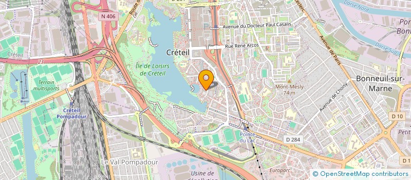 localisation de l'entreprise HUSSAIN FRERES à CRETEIL