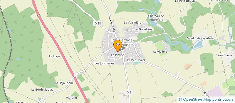 localisation de l'entreprise HUSSANEO à ROUZIERS-DE-TOURAINE
