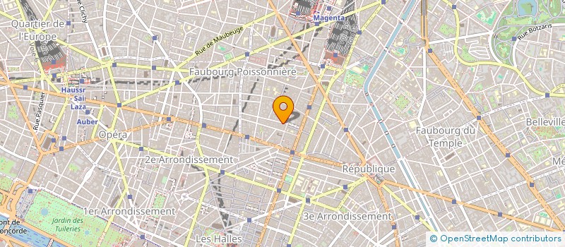 localisation de l'entreprise HUSSARDS  PARIS