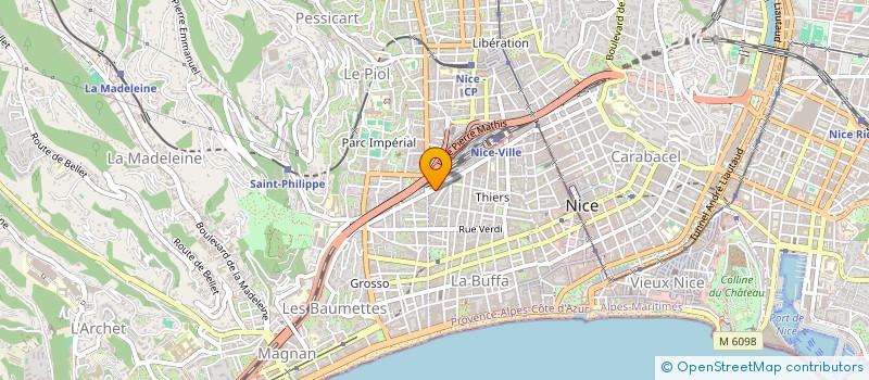 localisation de l'entreprise HUSSEIN FAMILLE  NICE