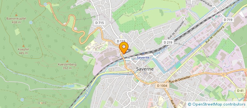 localisation de l'entreprise HUSSER  SAVERNE