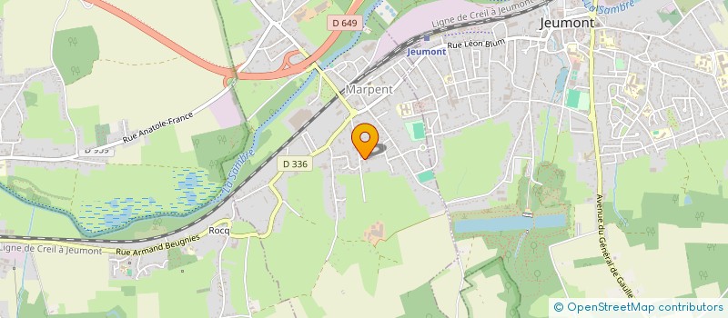 localisation de l'entreprise HUSSET  MARPENT