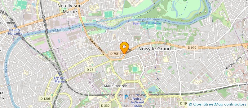 localisation de l'entreprise HUSSIN GONDAL à NOISY-LE-GRAND