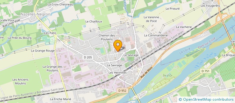 localisation de l'entreprise HUSSON-GENEST à NAZELLES-NEGRON