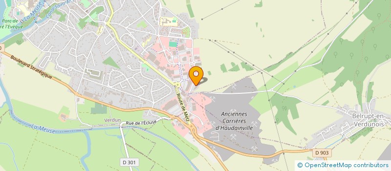 localisation de l'entreprise HUSSON INVEST  VERDUN