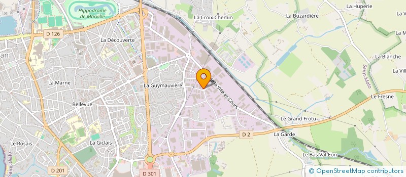 localisation de l'entreprise HUSSON MARINE à SAINT-MELOIR-DES-ONDES