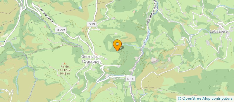 localisation de l'entreprise HUSTA  GERMS SUR L'OUSSOUET