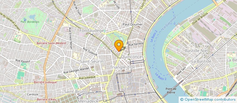 localisation de l'entreprise HUSTIN  BORDEAUX