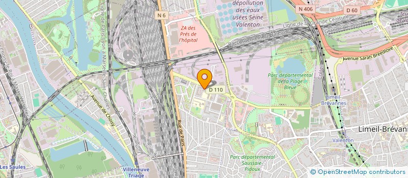localisation de l'entreprise HUSTLE & FLOW  VILLENEUVE-SAINT-GEORGES