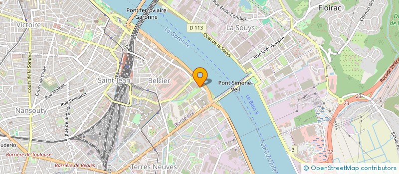 localisation de l'entreprise HUSTLEUR  BORDEAUX