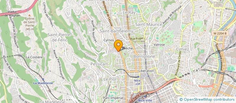 localisation de l'entreprise HUT ALEXANDRA  NICE