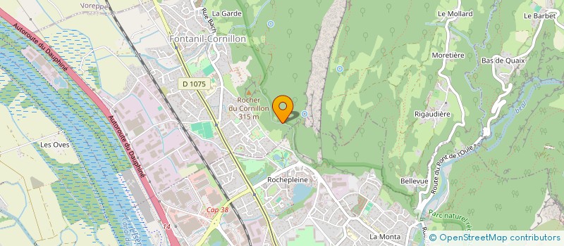 localisation de l'entreprise HUTAN  FONTANIL-CORNILLON