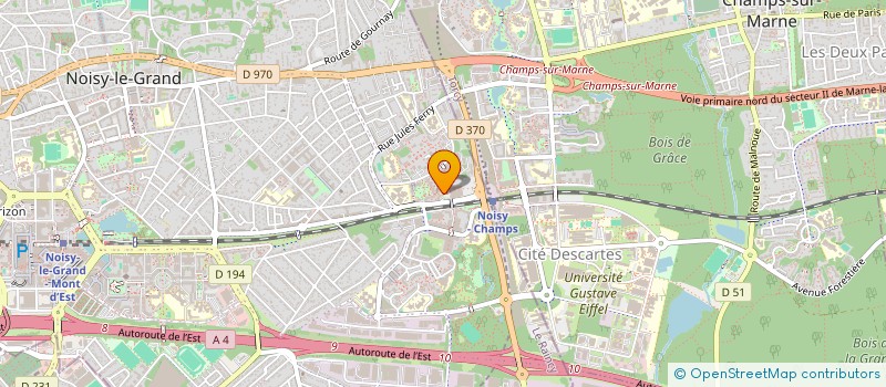 localisation de l'entreprise HUTCH RENOVATION  NOISY-LE-GRAND