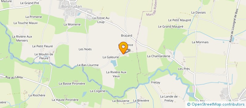 localisation de l'entreprise HUTHAN  BOISTRUDAN