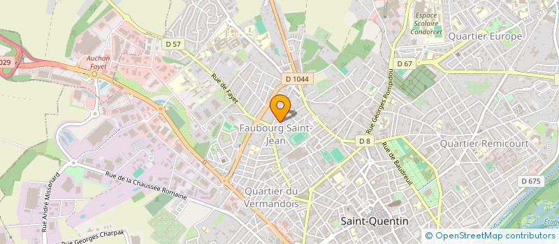 localisation de l'entreprise HUTIN-LUANG  SAINT-QUENTIN