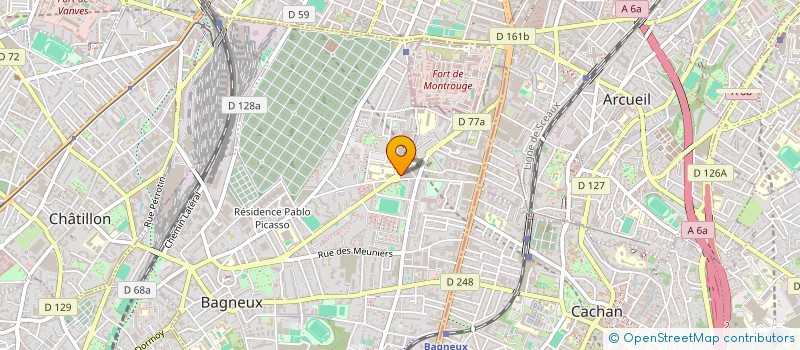 localisation de l'entreprise HUTIN - PASCUAS INDIVISION à BAGNEUX