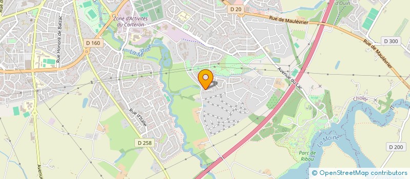 localisation de l'entreprise HUTISA INV à CHOLET