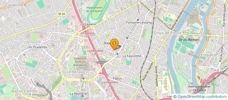 localisation de l'entreprise HUTM à TOULOUSE