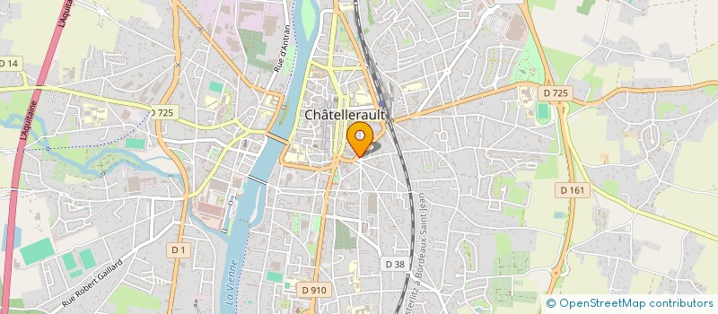 localisation de l'entreprise HUTO  CHATELLERAULT