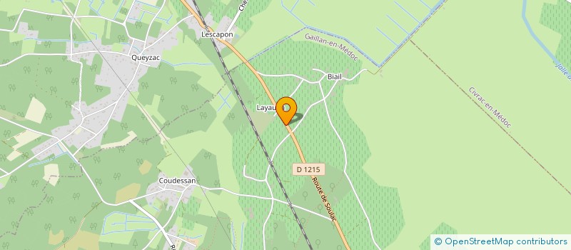 localisation de l'entreprise HUTOCOIZ  GAILLAN-EN-MEDOC