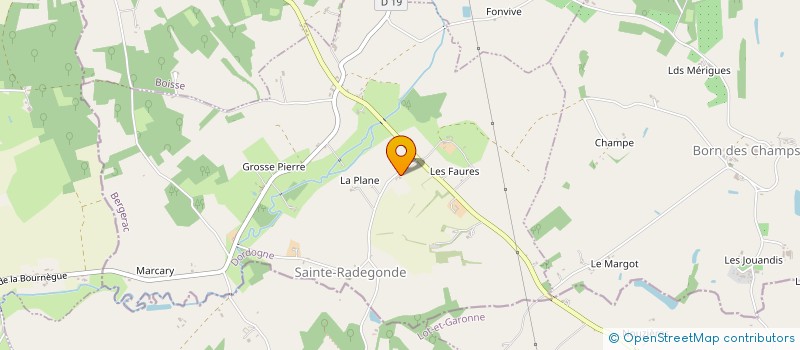 localisation de l'entreprise HUTONG PRODUCTIONS  SAINTE-RADEGONDE